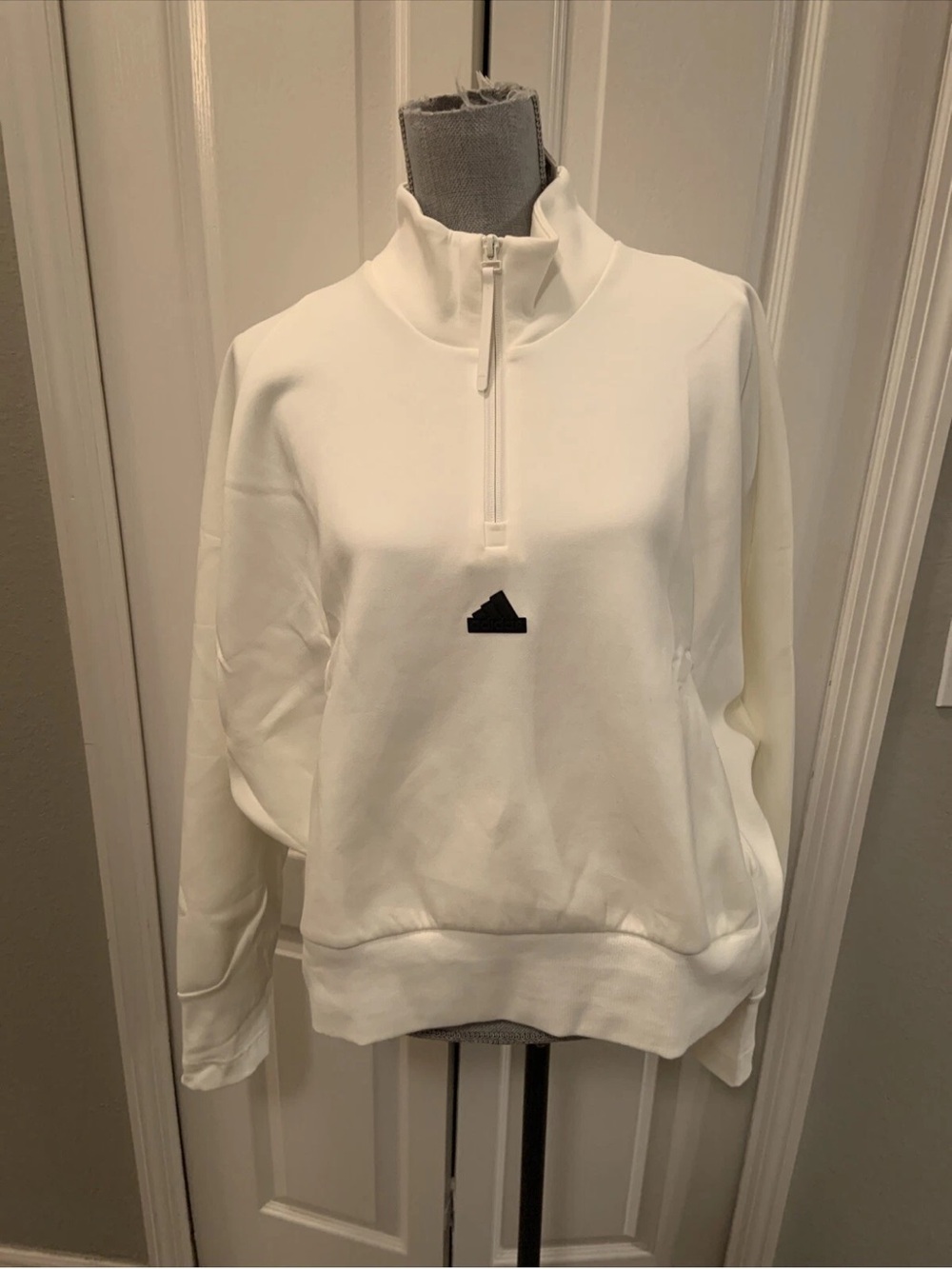 Adidas ladies ZEN 1/4 zip pull over size XL